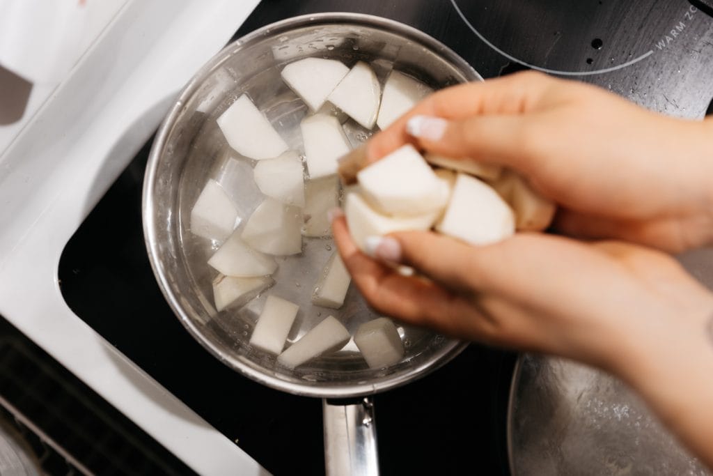 boiling turnips for baby puree